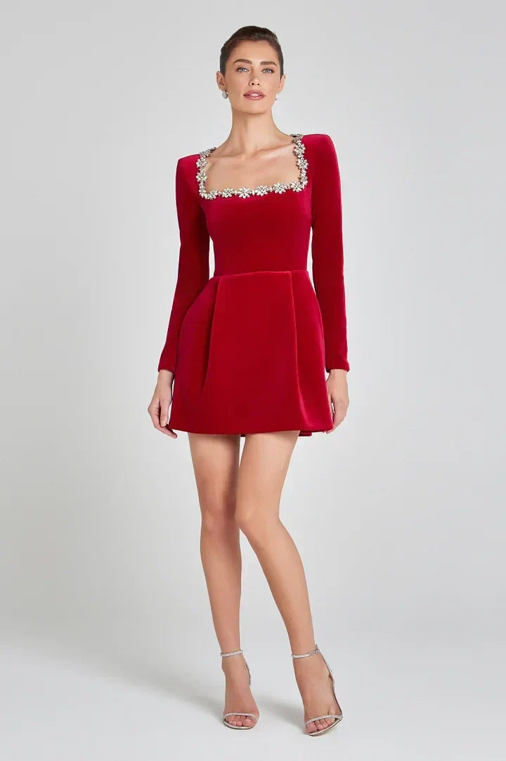 ELODIE VELVET DRESS