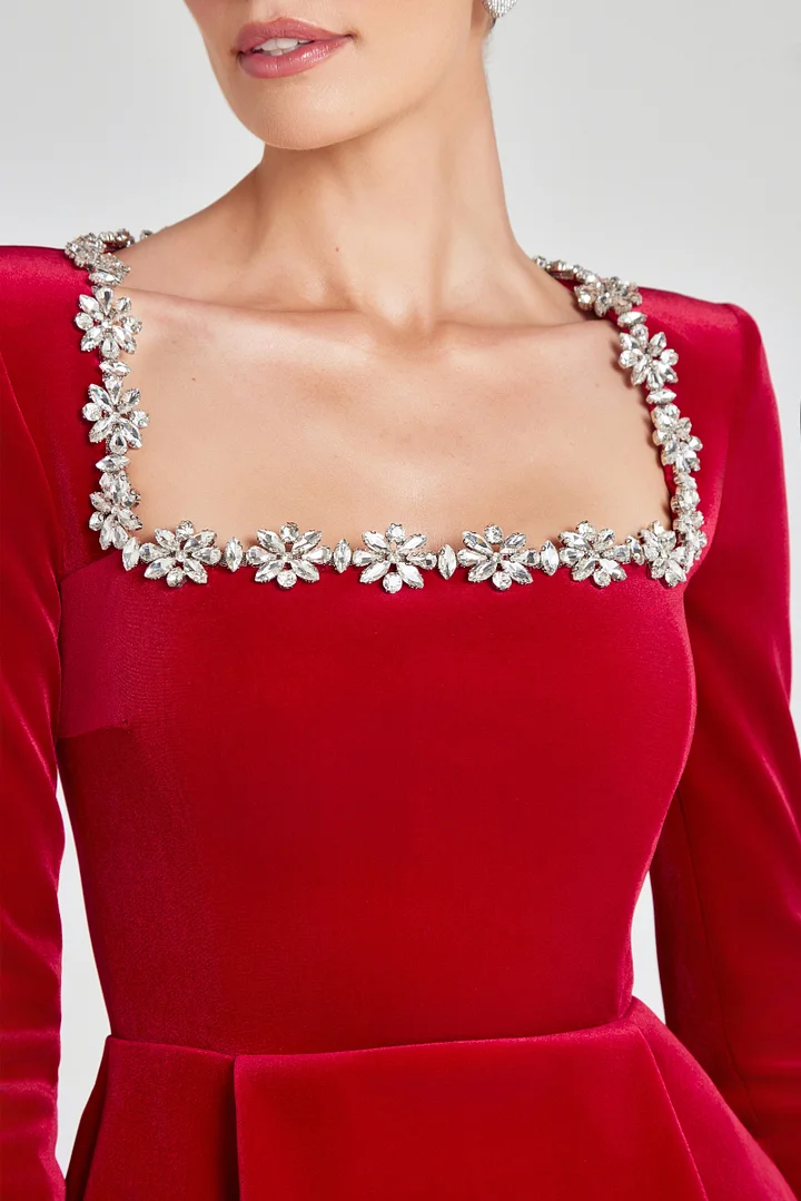 ELODIE VELVET DRESS