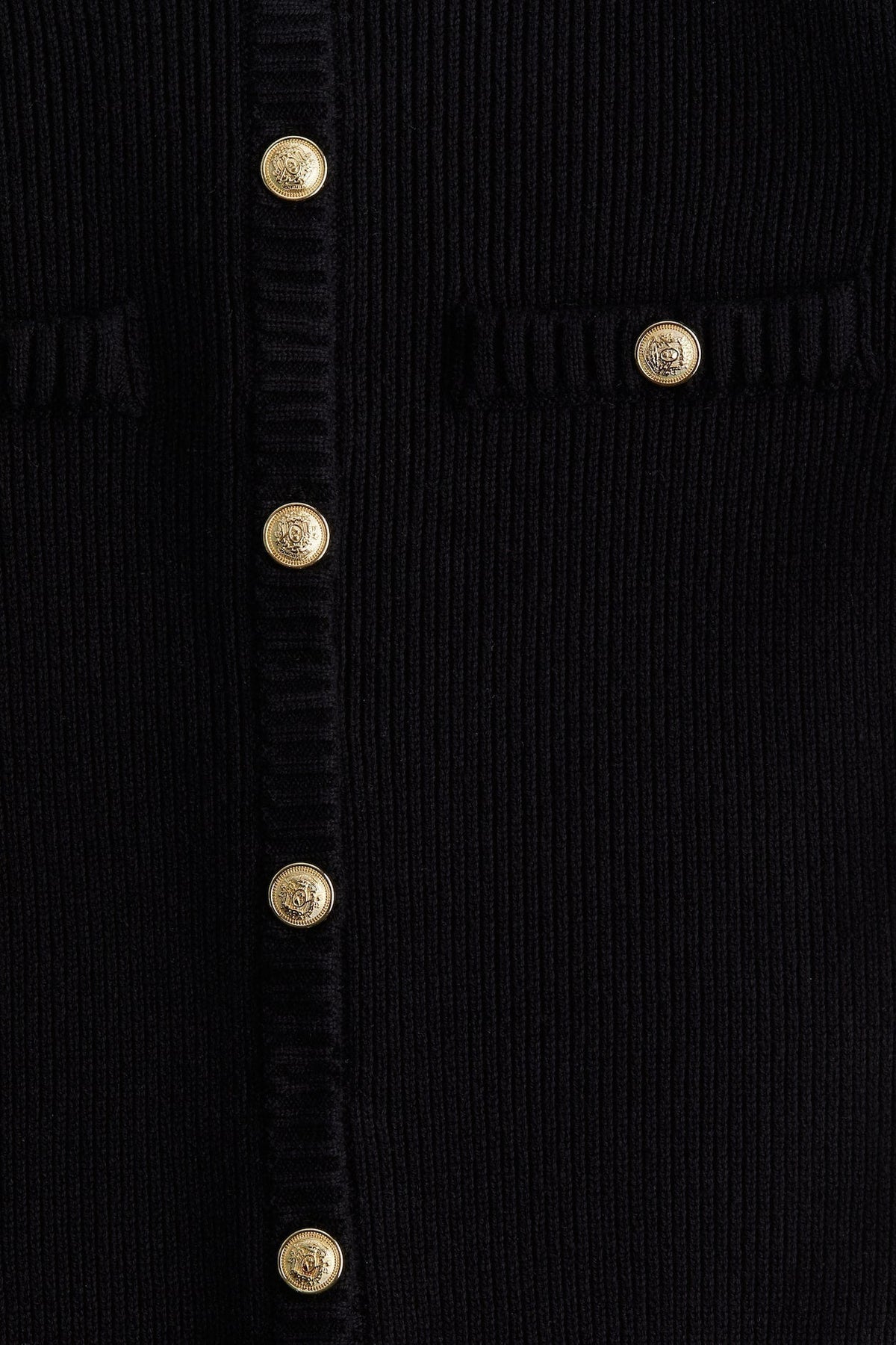 KNIT BUTTON DRESS
