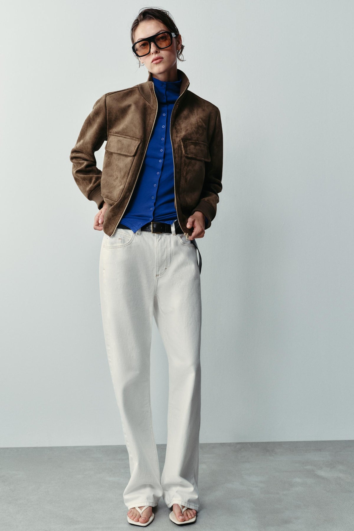 Structured Bomber Jacket