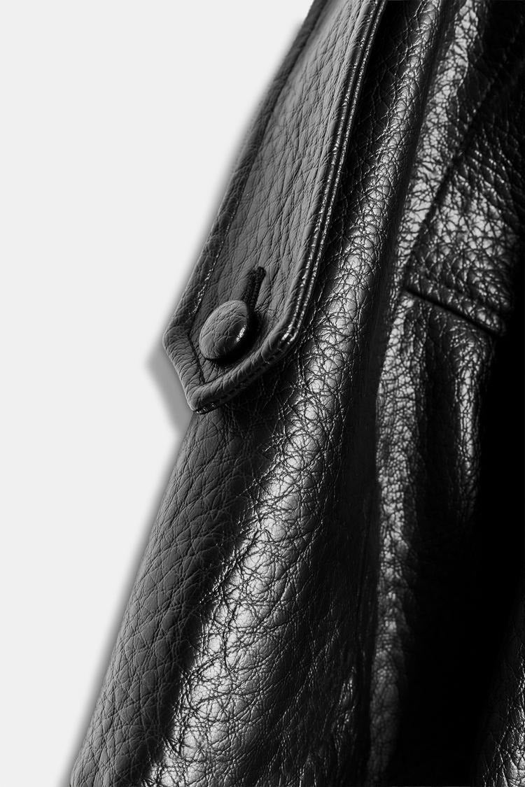 Mirage Toronto Virella Tailored Leather Jacket in Black - View 5