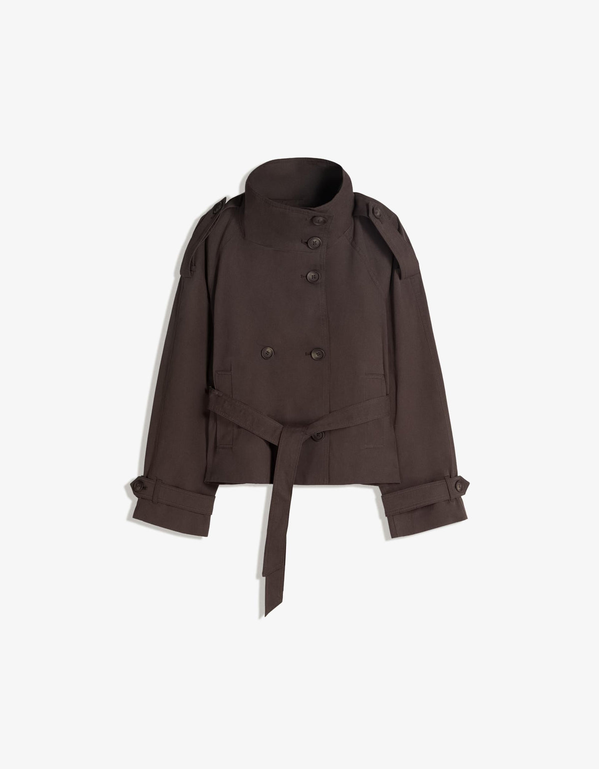 BUTTONED TRENCH COAT