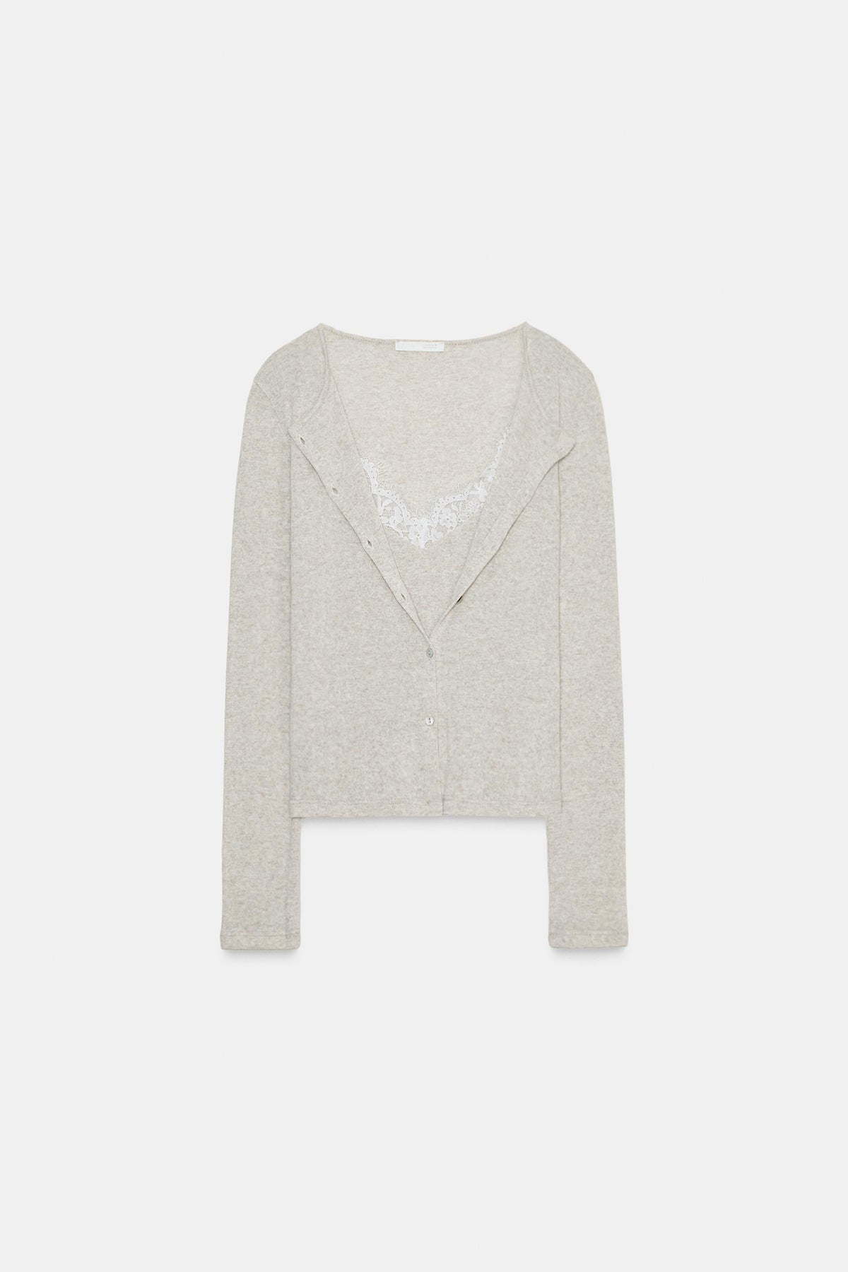 LACE TOP | Jacket With Top And Lace