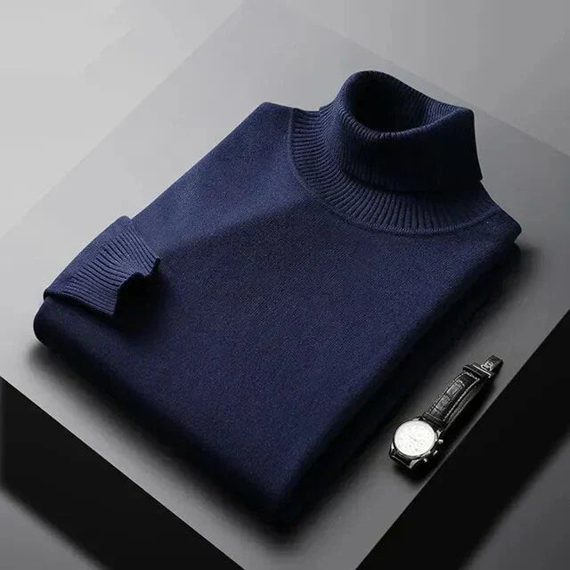 HIGH NECK KNIT SWEATER