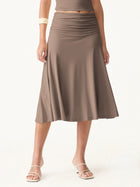 A-Line Midi Skirt