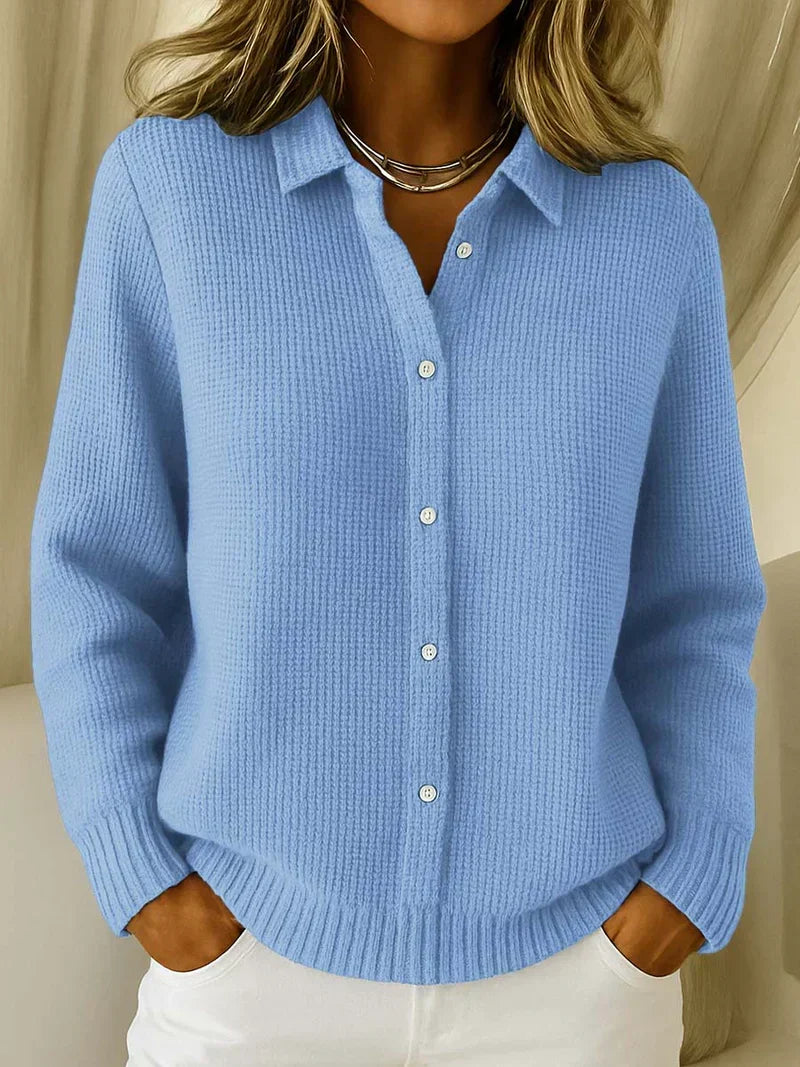 MAEVE | CLASSIC KNIT BUTTON CARDIGAN